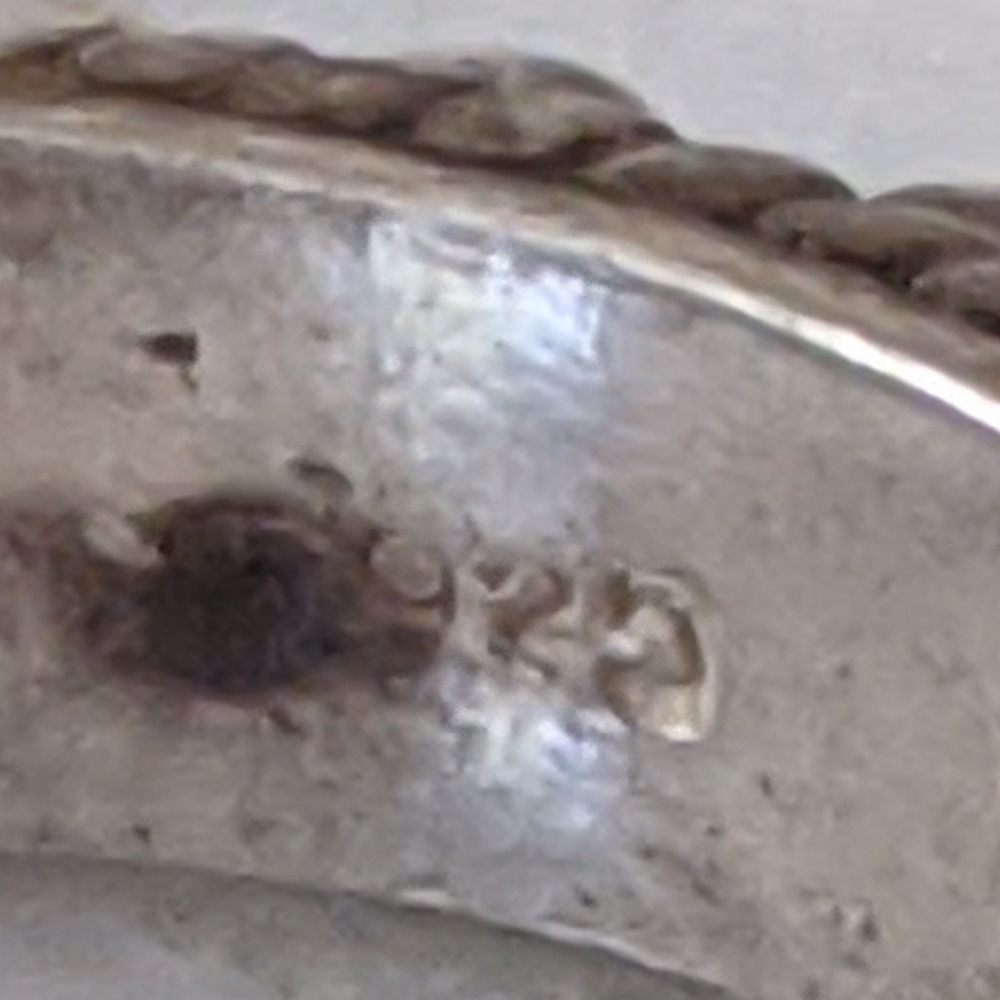 Sterling Silver + Lapis Gemstone Ring - image 4